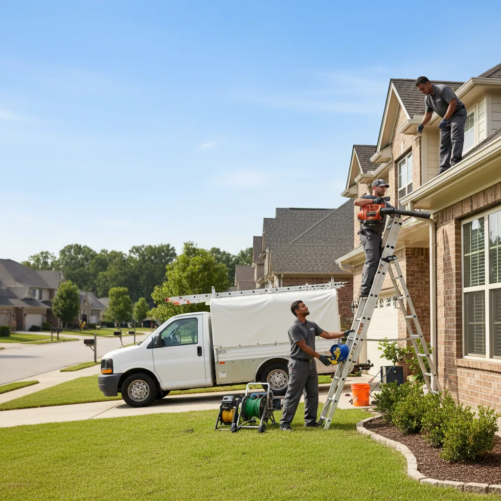 Home Gutter Service in House, NM near me